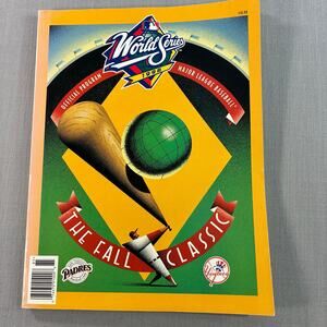 1998 World Series Official Program Yankees Padres Fall Classic MLB Vintage